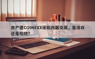 用户遭COINEXX诬陷内幕交易，是清白还是陷阱？