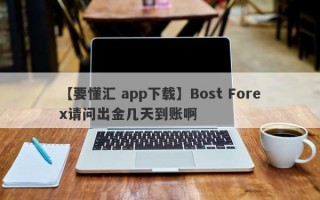 【要懂汇 app下载】Bost Forex请问出金几天到账啊
