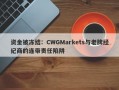 资金被冻结：CWGMarkets与老牌经纪商的连带责任陷阱