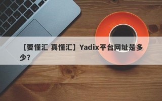 【要懂汇 真懂汇】Yadix平台网址是多少？
