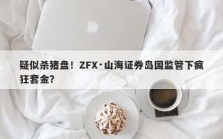 疑似杀猪盘！ZFX·山海证券岛国监管下疯狂套金？