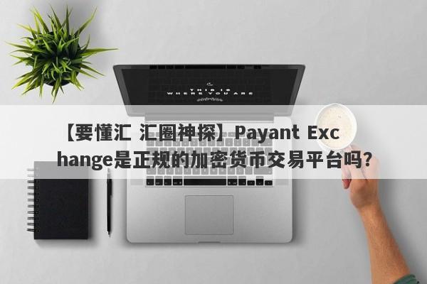 【要懂汇 汇圈神探】Payant Exchange是正规的加密货币交易平台吗？
-第1张图片-要懂汇圈网