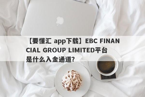 【要懂汇 app下载】EBC FINANCIAL GROUP LIMITED平台是什么入金通道？
-第1张图片-要懂汇圈网