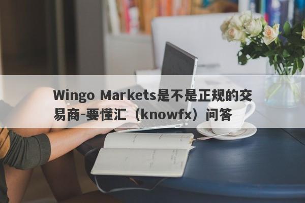 Wingo Markets是不是正规的交易商-要懂汇（knowfx）问答-第1张图片-要懂汇圈网