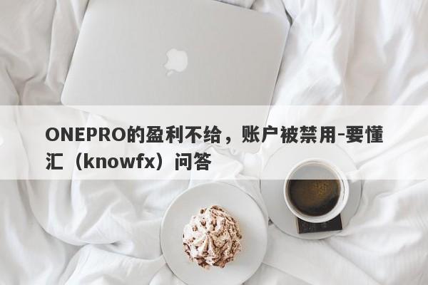 ONEPRO的盈利不给，账户被禁用-要懂汇（knowfx）问答-第1张图片-要懂汇圈网