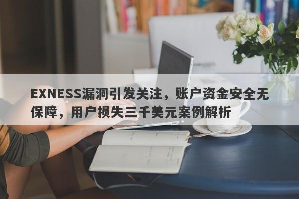 EXNESS漏洞引发关注，账户资金安全无保障，用户损失三千美元案例解析-第1张图片-要懂汇圈网