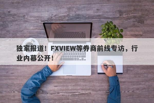 独家报道！FXVIEW等券商前线专访，行业内幕公开！-第1张图片-要懂汇圈网