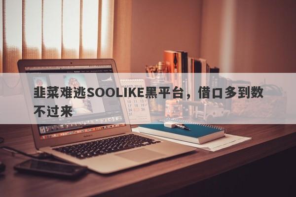 韭菜难逃SOOLIKE黑平台，借口多到数不过来-第1张图片-要懂汇圈网